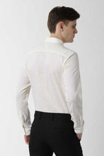 Load image into Gallery viewer, Men Self Design Formal Spread Shirt