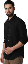 Load image into Gallery viewer, Men Solid Casual Spread Shirt